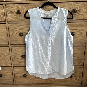 Light Blue Sleeveless Top